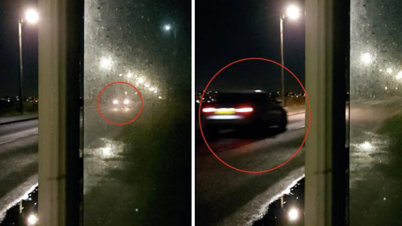 Кола изчезна пред очите му: Беше публикувано ВИДЕО на инцидента
