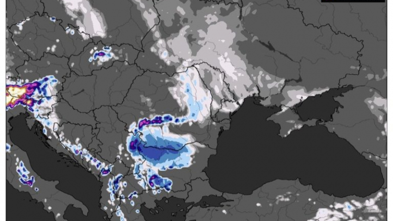 Снежни бури удрят България до дни, ето къде ще натрупа 10 см. КАРТИ