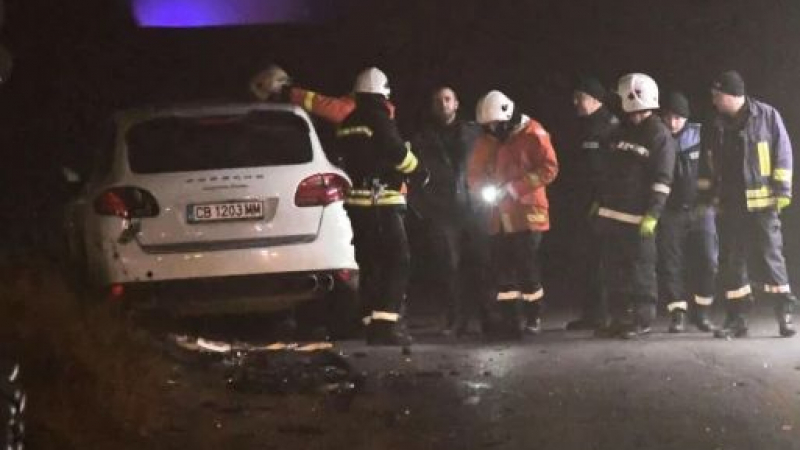 Ексклузивно за шофьорката на "Порше Кайен", оставила труп в купчина ламарини на Околовръстното в София