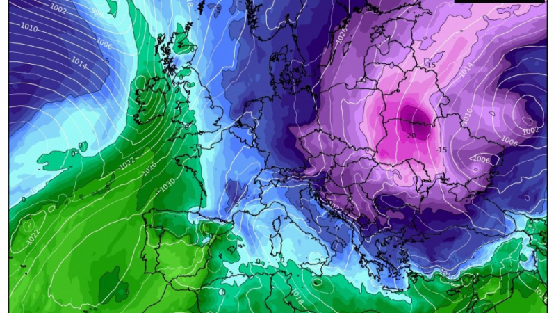 Meteo Balkans: Циклон над Черно море носи люта зима в България! Сателитни СНИМКИ