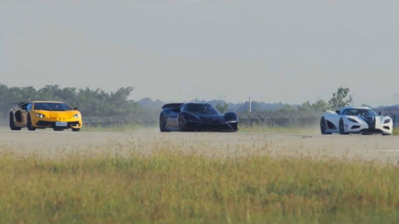 Изненада: Колата с камерата победи в битката между Lamborghini и Koenigsegg ВИДЕО