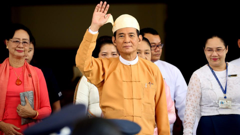 Задържан е президентът на Мианмар, започнал е военен преврат