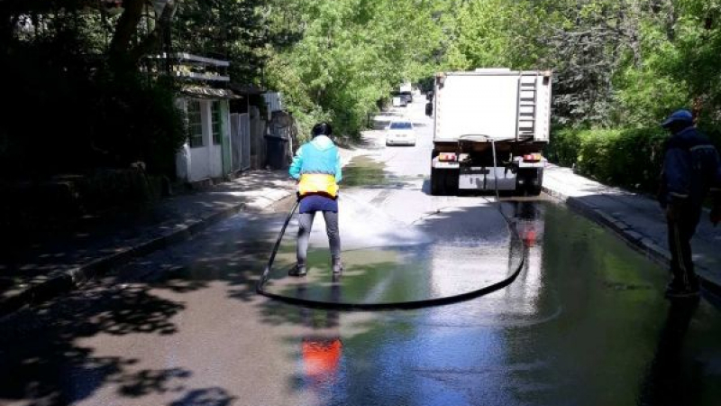 Защо мият улиците на София с йод и белина?