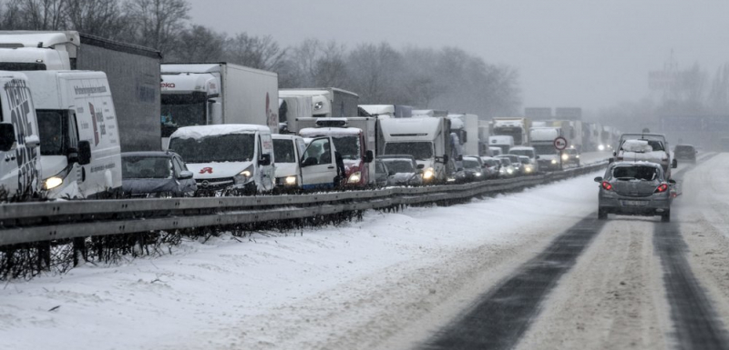 Чудо невиждано в Германия заради снежната стихия ВИДЕО 
