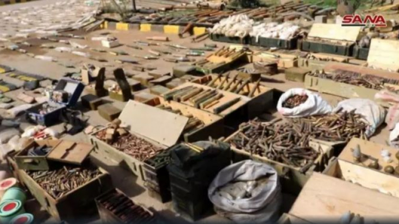 Става страшно! Руски дронове откриха огромен склад с оръжия на ИД в Хомс
