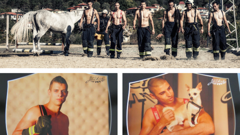 Жените полудяха по тези пожарникари от Варна заради горещ календар СНИМКИ 18+