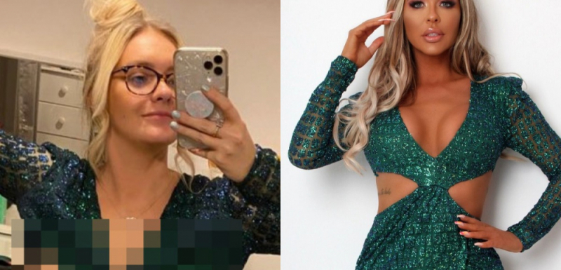Девойка разсмя мрежата, като облече и показа роклята, купена онлайн СНИМКИ 18+