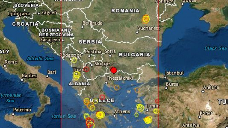 Земетресение разлюля Благоевградско по тъмна доба СНИМКА