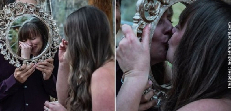 Американка се омъжи за себе си, след като скъса с гаджето СНИМКИ