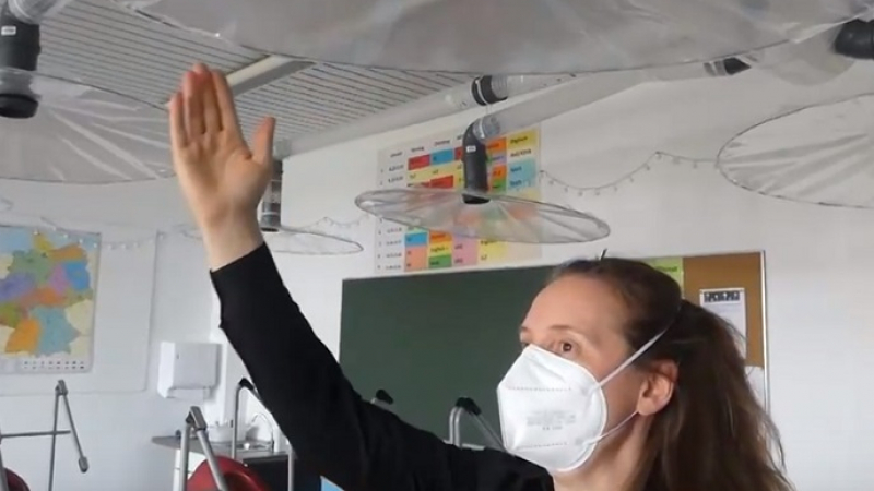 Училище в Германия инсталира иновативна вентилационна система срещу вируси