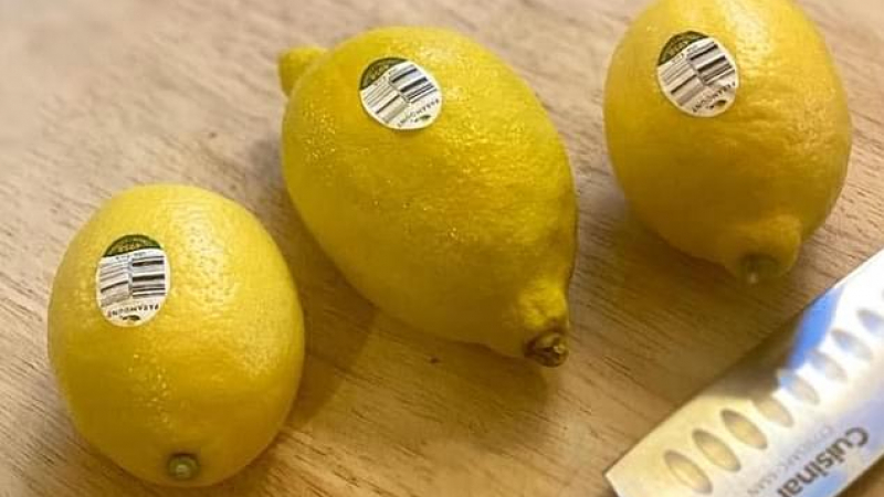 Готвачка постна СНИМКА на 3 лимона с тайно съдържание и разгневи мрежата