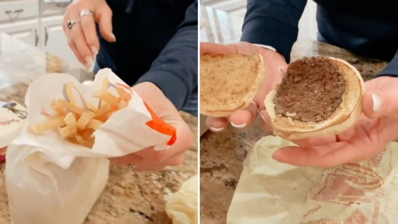 Жена показа какво се е случило с чийзбургер, купен от McDonald's преди 17 години ВИДЕО 