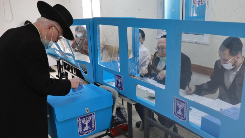 Първи резултати от парламентарните избори в Израел