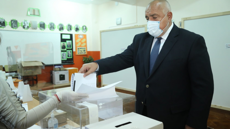 Борисов гласува и отправи важно послание ВИДЕО 