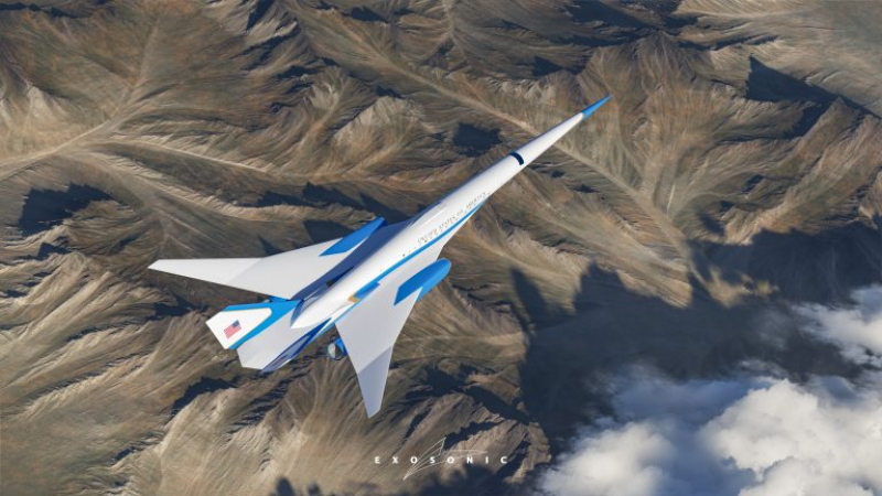 Как ще изглежда свръхзвуковият президентски самолет? СНИМКИ