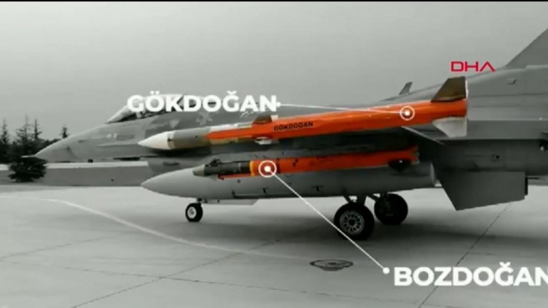 Ердоган показа новата турска ракета „Боздуган“, удря целта от първия път ВИДЕО