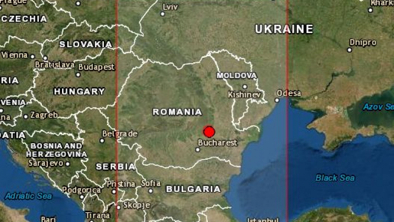 Силен трус на един хвърлей от България СНИМКА