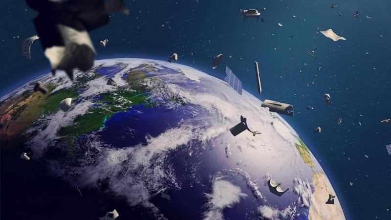 7000 тона космически боклук кръжи около Земята