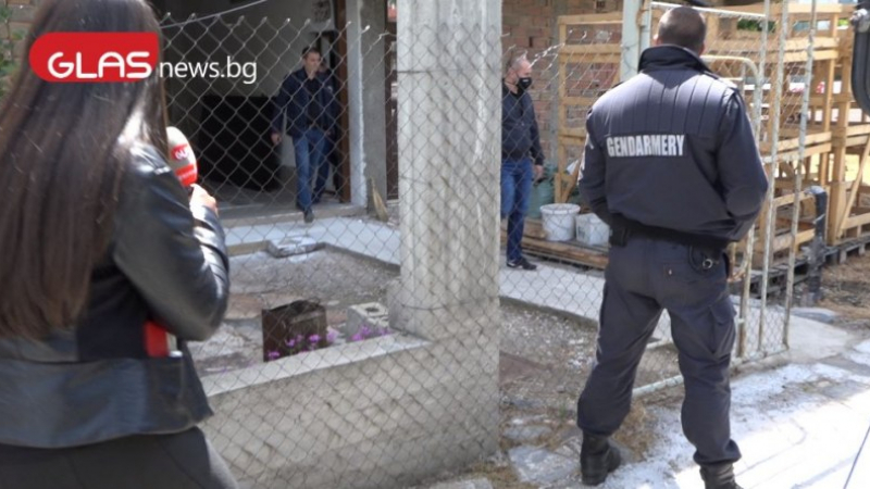 Ексклузивни кадри от ареста на шефа на Трето районно в Пловдив ВИДЕО