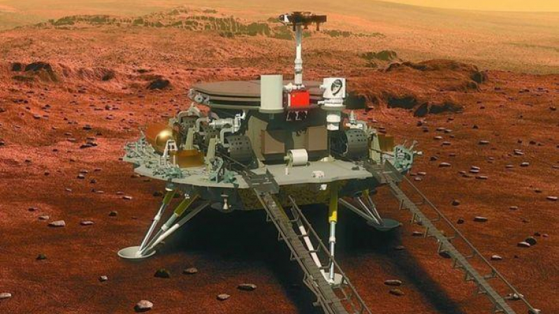 Китайският марсоход за първи път изпрати данни до Земята