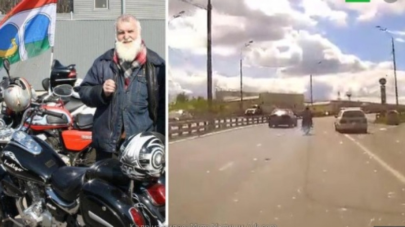 ВИДЕО 18+ запечата смъртта на един от най-възрастните мотористи в света