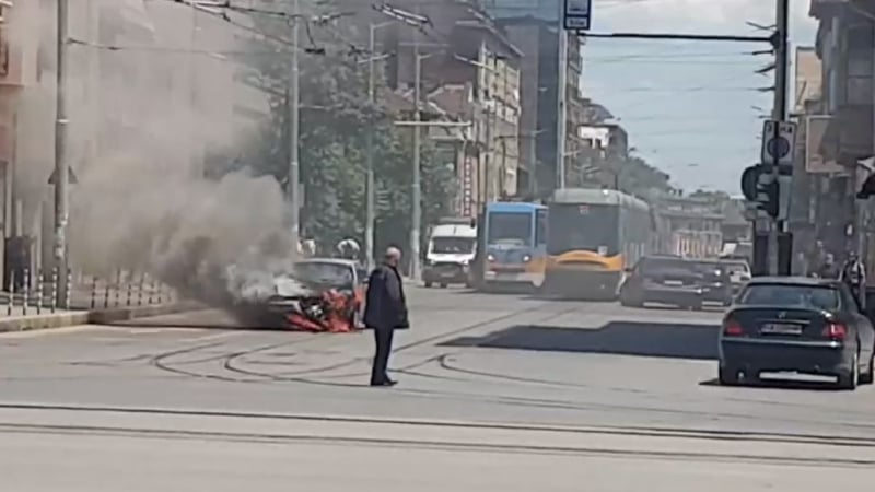 Първо ВИДЕО от опасния инцидент в София