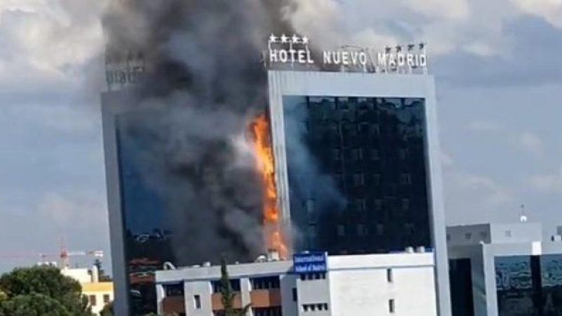 Огнен ад в Мадрид, евакуираха 200 души ВИДЕО