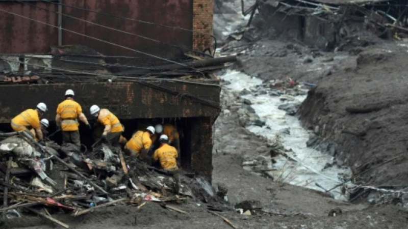 27 души в неизвестност след опустошителното свлачище в Япония