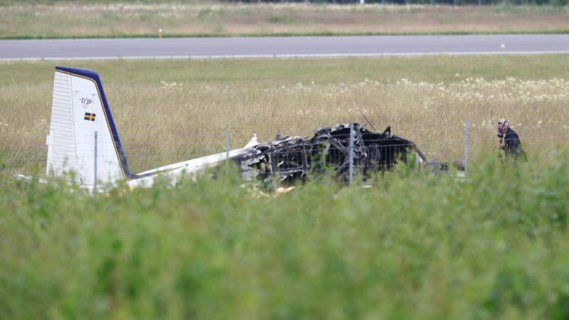 Самолетна катастрофа в Швеция, всички на борда са загинали
