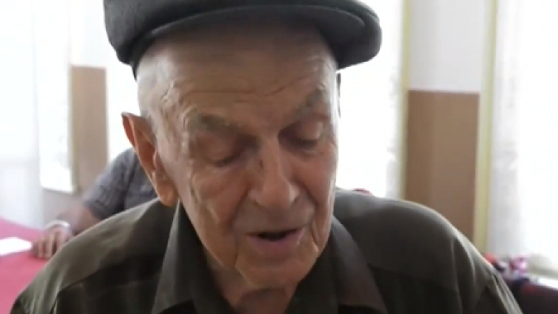 100-г. дядо гласува, досега не е изпускал избори ВИДЕО