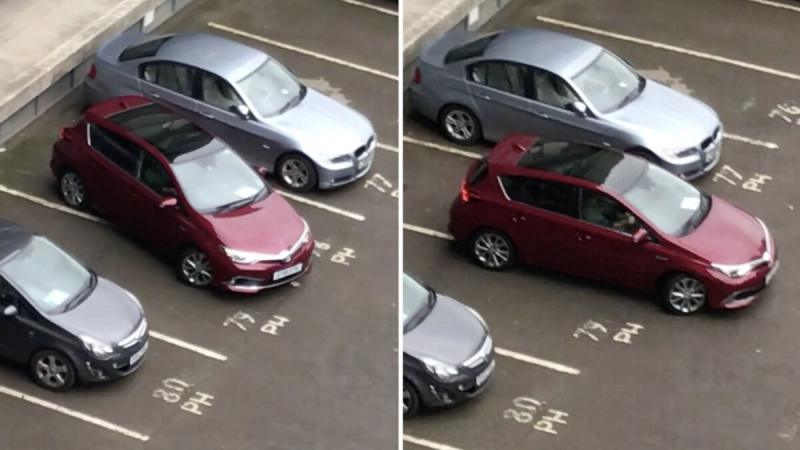 ВИДЕО с паркиране на шофьор накара всички в мрежата да се хванат за главата