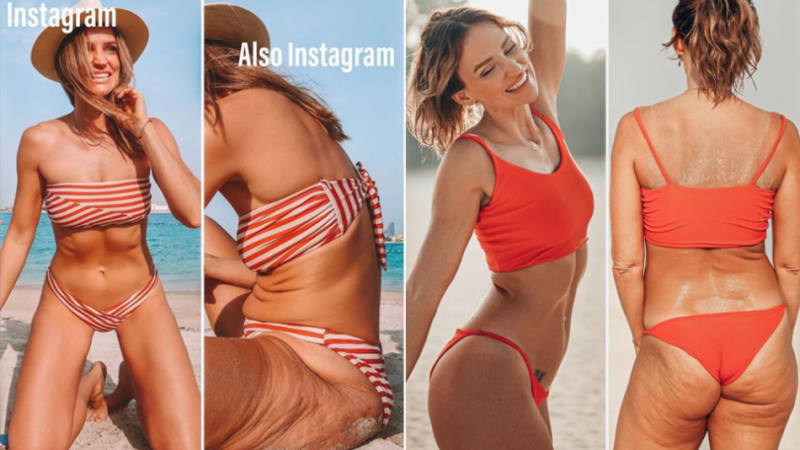 Моделка доказа защо Instagram красотата е фалшива в СНИМКИ