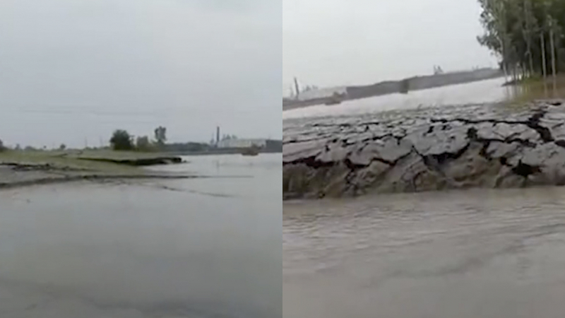 Ужасени очевидци заснеха ВИДЕО как земя се издига от водата