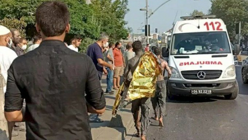 Извънредна ситуация в цех в Истанбул, има ранени... ВИДЕО