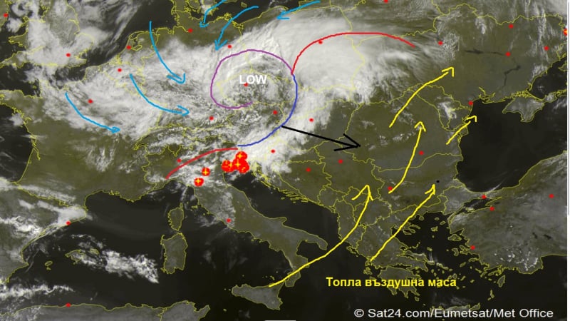 Meteo Balkans: Идва обрат с времето и край на лятото КАРТА