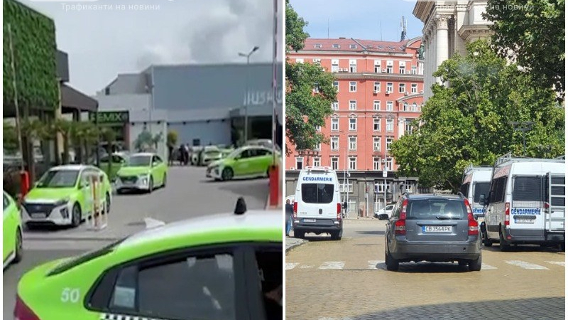 Пред парламента почерня от полиция! И пловдивски таксита тръгнаха към София ВИДЕО