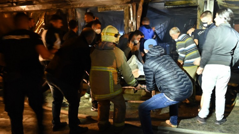 Неописуема трагедия с над 30 загинали в К-19 болница в Тетово ВИДЕО