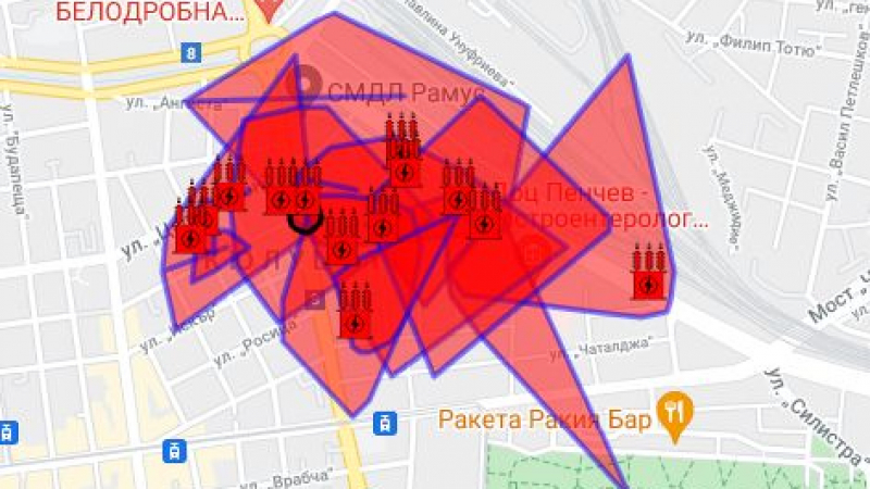 Какво се случва? Центърът и други квартали на София останаха без ток КАРТИ