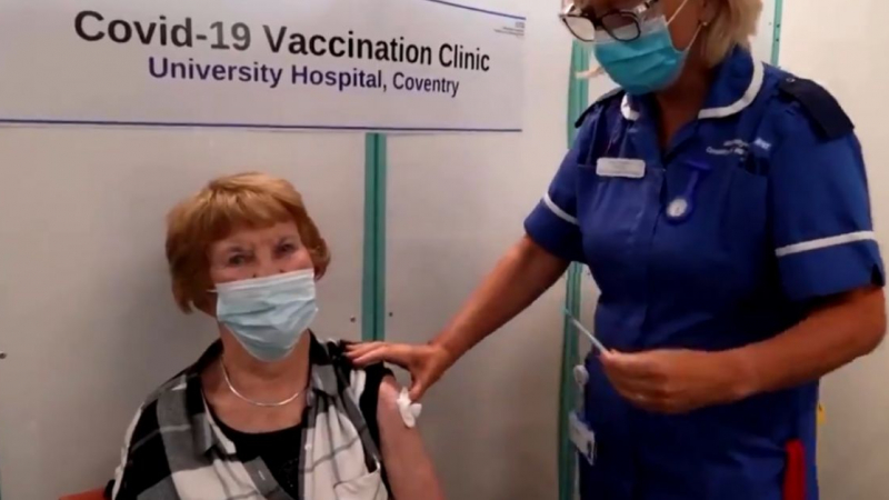 Боцнаха за трети път първата ваксинирана срещу К-19 жена ВИДЕО