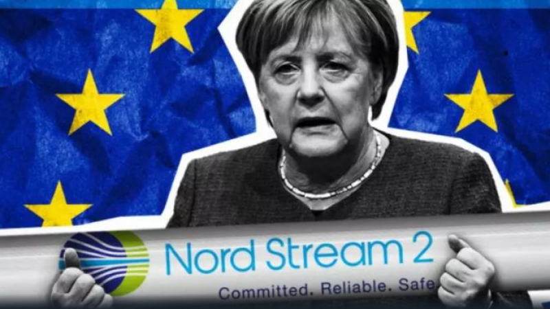 Interia: Меркел поднесе на Русия Северен поток 2 като прощален подарък