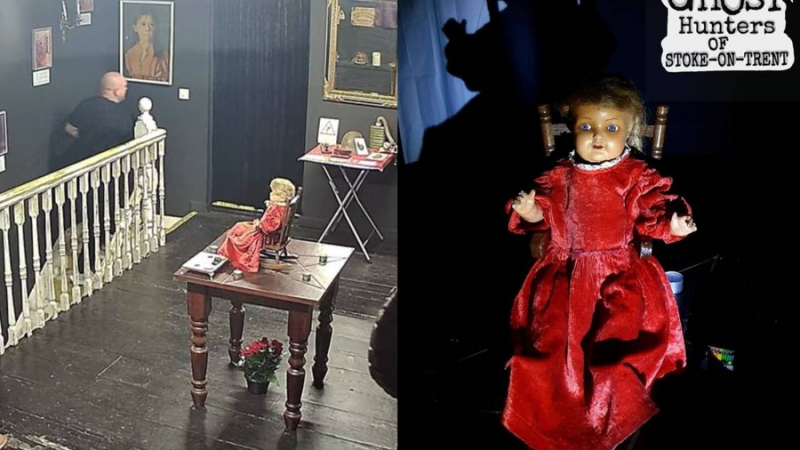 Камера засне как кукла се мести през нощта в музея ВИДЕО