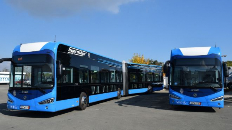 Представиха първите нови електрически автобуси на Бургас
