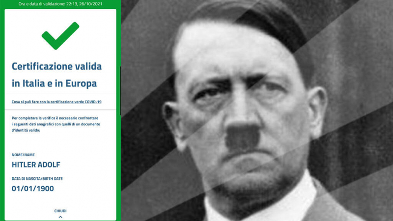 Хитлер тръгва по барове и дискотеки, взе си зеления сертификат СНИМКИ