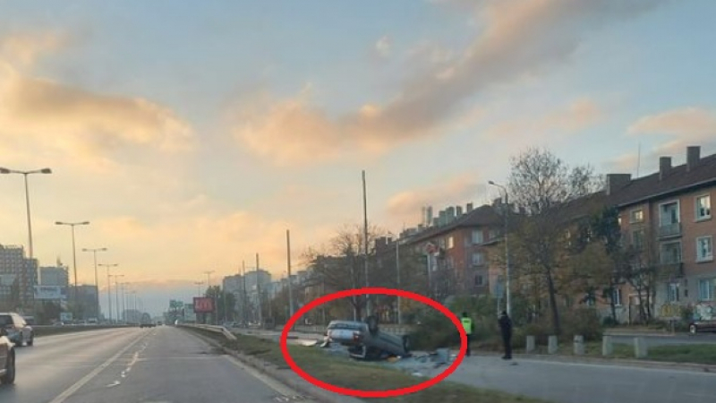 Първо в БЛИЦ! Мистериозен инцидент на бул. "Цариградско" в София СНИМКИ