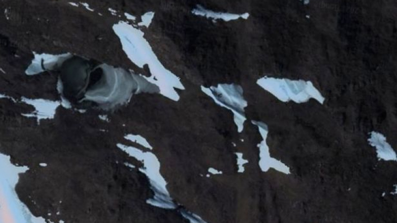 Мистериозен гигантски "купол" бе открит на сателитни снимки от Антарктида ВИДЕО