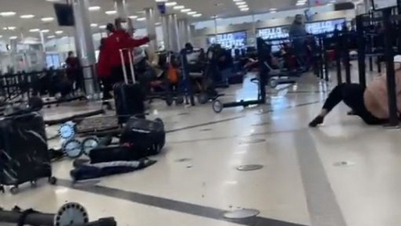 Първо ВИДЕО от стрелбата на летището в Атланта