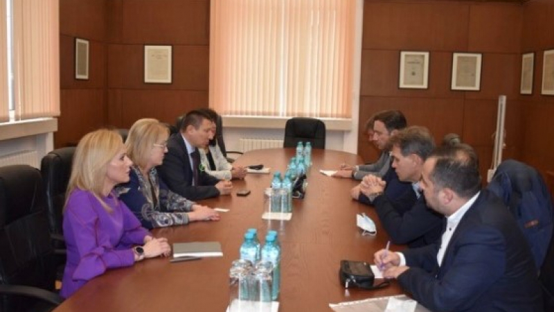 Ръководството на Прокуратурата проведе работна среща с външния министър на РСМ 