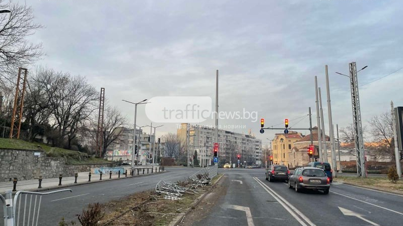 Шофьор направи голямо мазало на пъпа на Пловдив в коледната нощ 