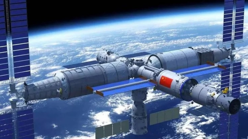 Китайската космическа станция едвва  избяга от сблъсък със сателитите на Starlink