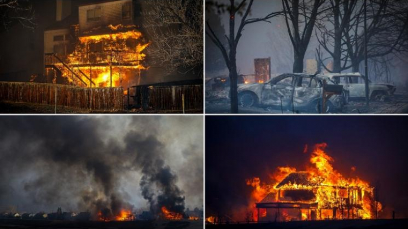 Адът слезе в Колорадо, хиляди са евакуирани, апокалиптично ВИДЕО